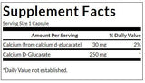 Γλυκαρικό ασβέστιο 250 mg - 60 κάψουλες
