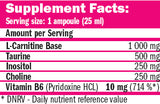 CarniSlim ® Lipotropic 25ml./20 Amp. - 0,500 κιλά