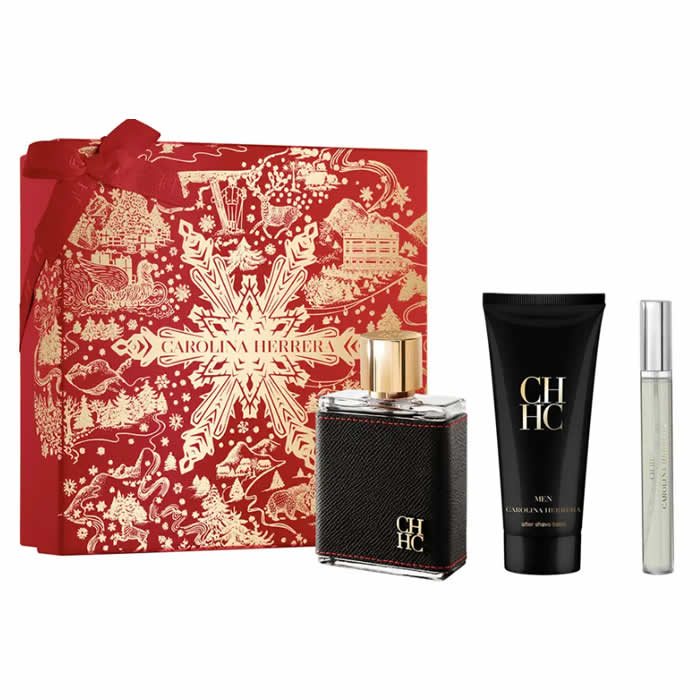 <tc>CAROLINA HERRERA</tc> Ch Men Eau De Toilette Spray 100ml Σετ 3 τεμαχίων