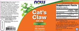 Cat's Claw 500 mg - 100 κάψουλες