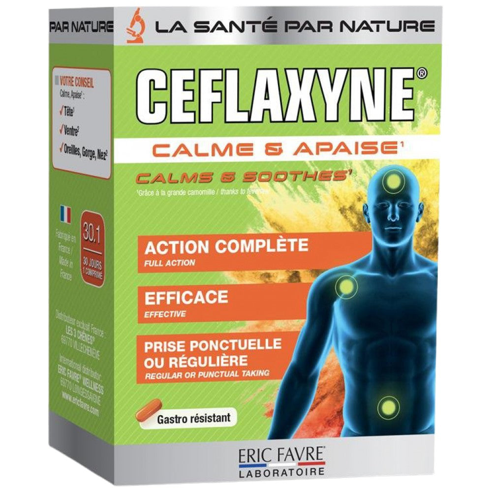 Ceflaxyne® | Natural Pain Killer - Καταμαθρεύει και καταπραΰνει - 30 δισκία