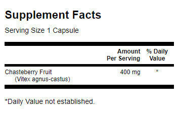 Chasteberry Fruit 400mg./120 καπάκια - 0