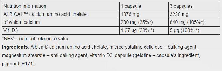 Chela - Calcium D3 - 30 κάψουλες