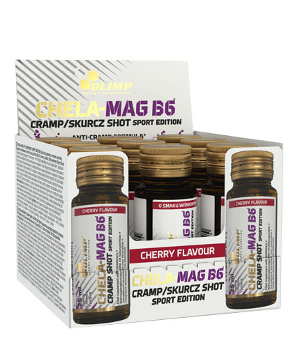 Chela - Mag B6 Cramp Shot Sport Edition Box/9 x 25 ml - GLASS - 0,2