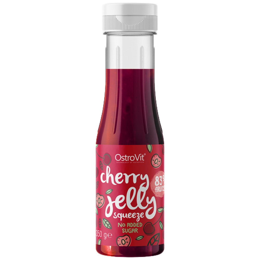 Cherry 83% Jelly Squeeze | Χωρίς πρόσθετη ζάχαρη 350 ml