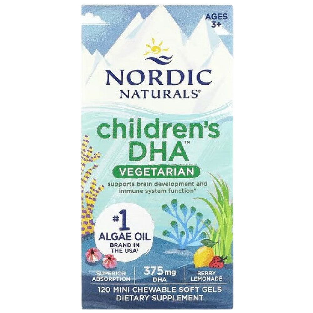 Παιδική χορτοφάγος DHA 375 mg - 120 μασώμενα δισκία