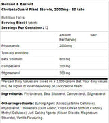 Στερόλες φυτών Cholestaguard 2000 mg | Υποστήριξη χοληστερόλης - 60 δισκία