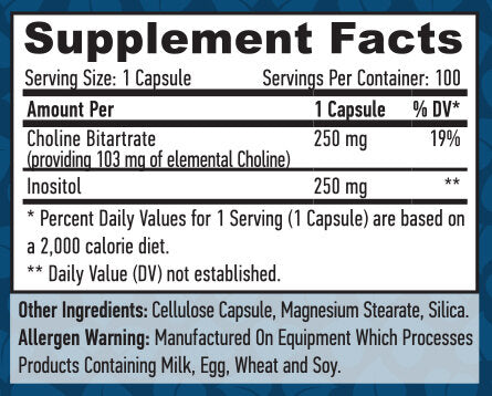 Choline & Inositol/100 VCAP