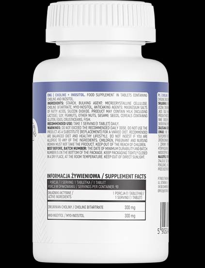 Choline + Inositol 90 δισκία