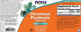 Chromium Picolinate 200 mcg - 100 κάψουλες