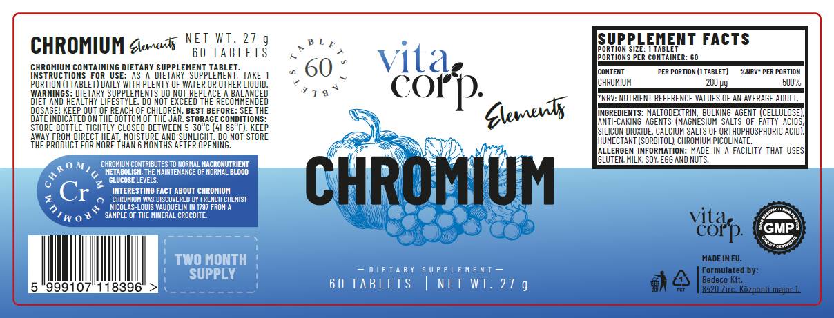 Chromium Picolinate 200 mcg - 60 Δισκία