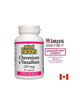 Chromium και Vanadium 125 MCG - 90 κάψουλες