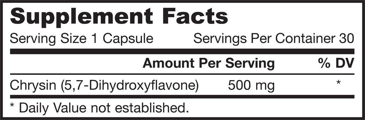 Χρυσίνη 500 mg 30 κάψουλες