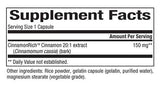 Εκχύλισμα κανέλας 150 mg 60 κάψουλες