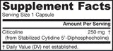 Citicoline (CDP choline) 250mg./60 καπάκια.