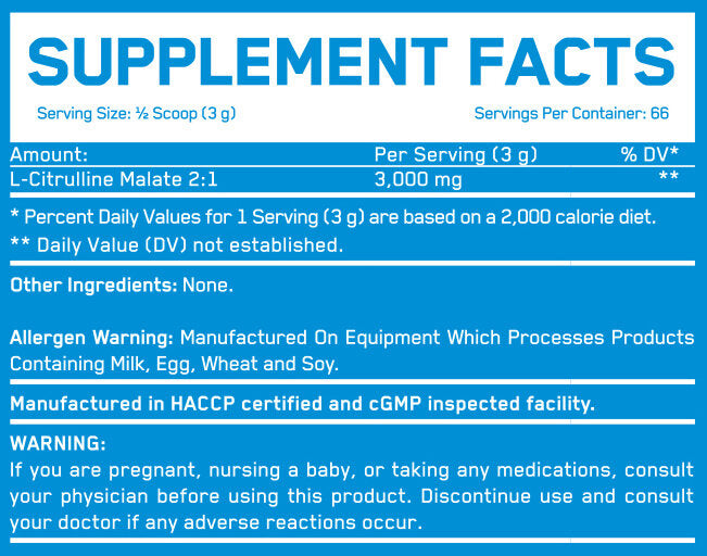Citrulline Malate 3000 ™ - 200 γραμμάρια