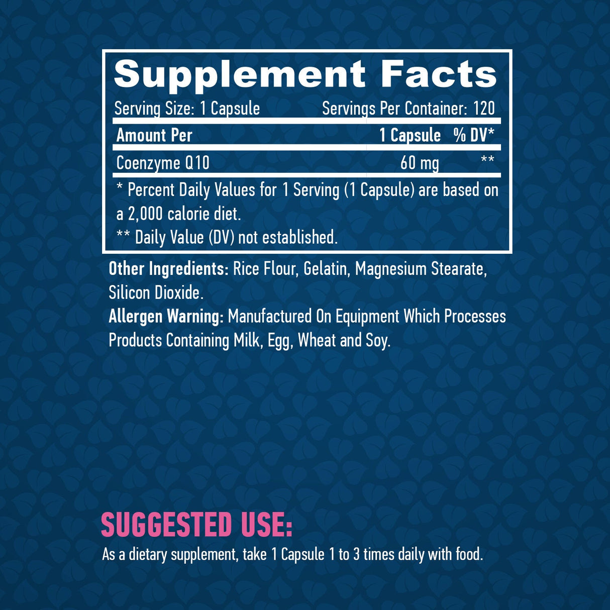 Co-Q10 60mg./120 καπάκια.