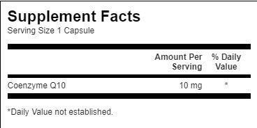CoQ10 10 mg - 100 κάψουλες