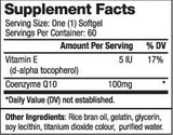 CoQ10 100 mg/60 καπάκια