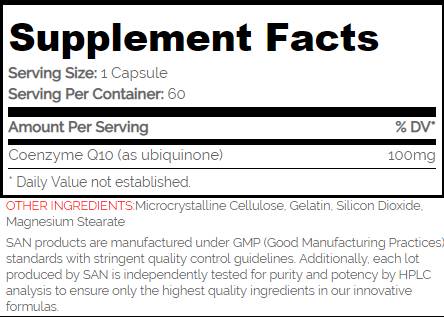 CoQ10 100 mg - 60 κάψουλες