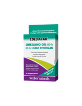 Cold-A-Tak® Oregano Oil Extra Tressure/Tlegano (OIL/80% Carvacrol), 180 mg, 30 καψάκια Softgel