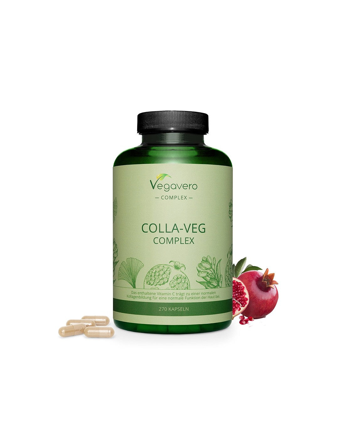 Colla -Veg Complex/Vegan Collagen Complex - Σύμπλεγμα κολλαγόνου Vegan, 270 κάψουλες