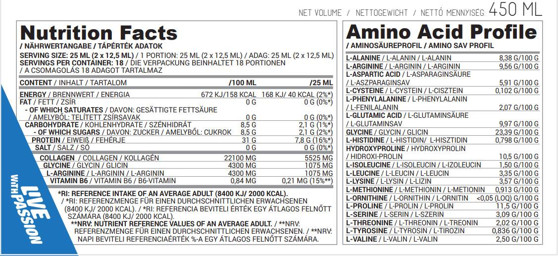 Κολλαγόνο υγρό 10.000 450 ml