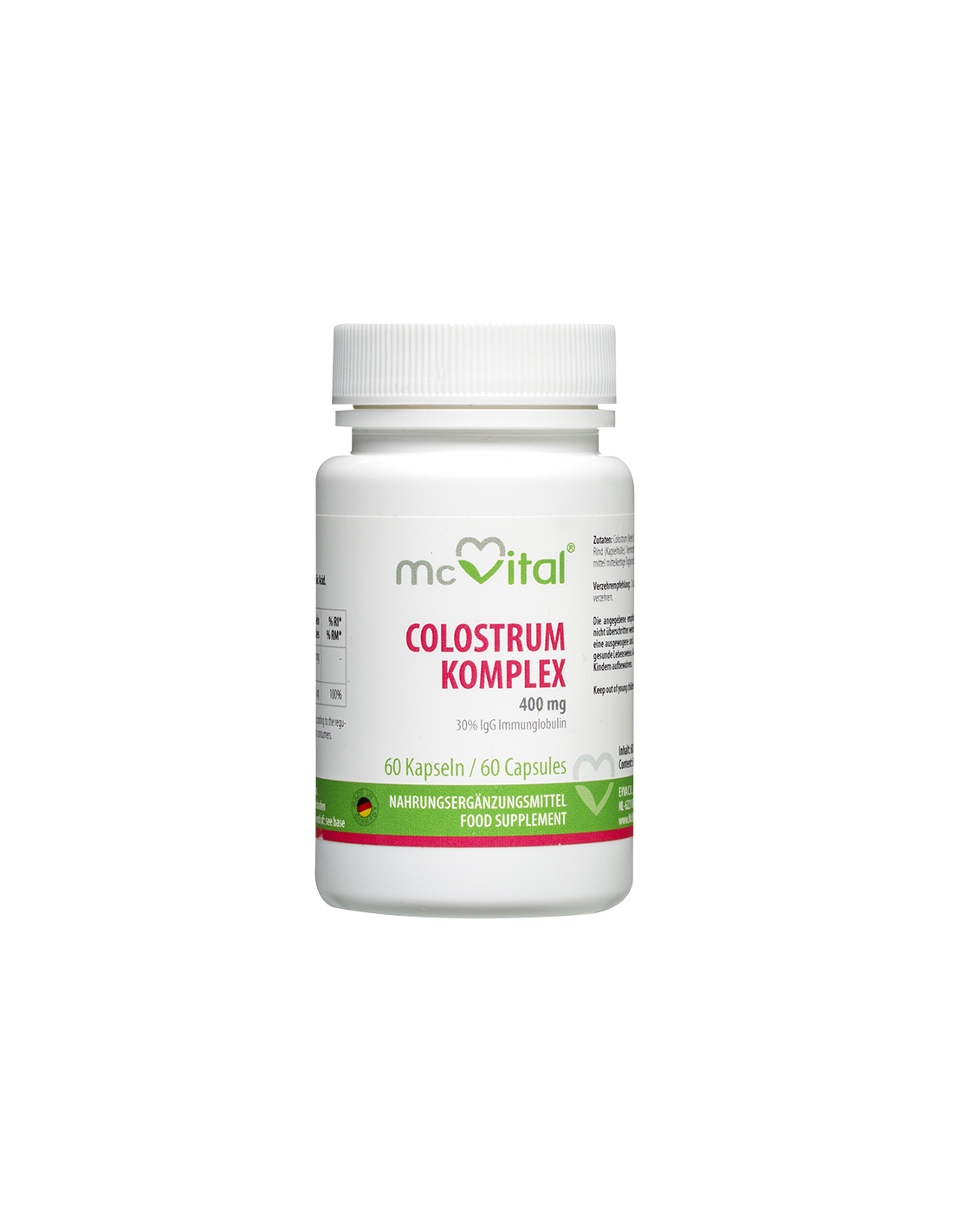 Ανοσότητα - Colostrum + Folic Acid - Κόξτρα komplex, 60 κάψουλες
