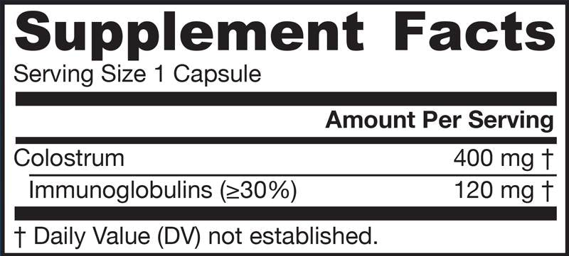 Colostrum Prime Life 400 mg - 120 κάψουλες