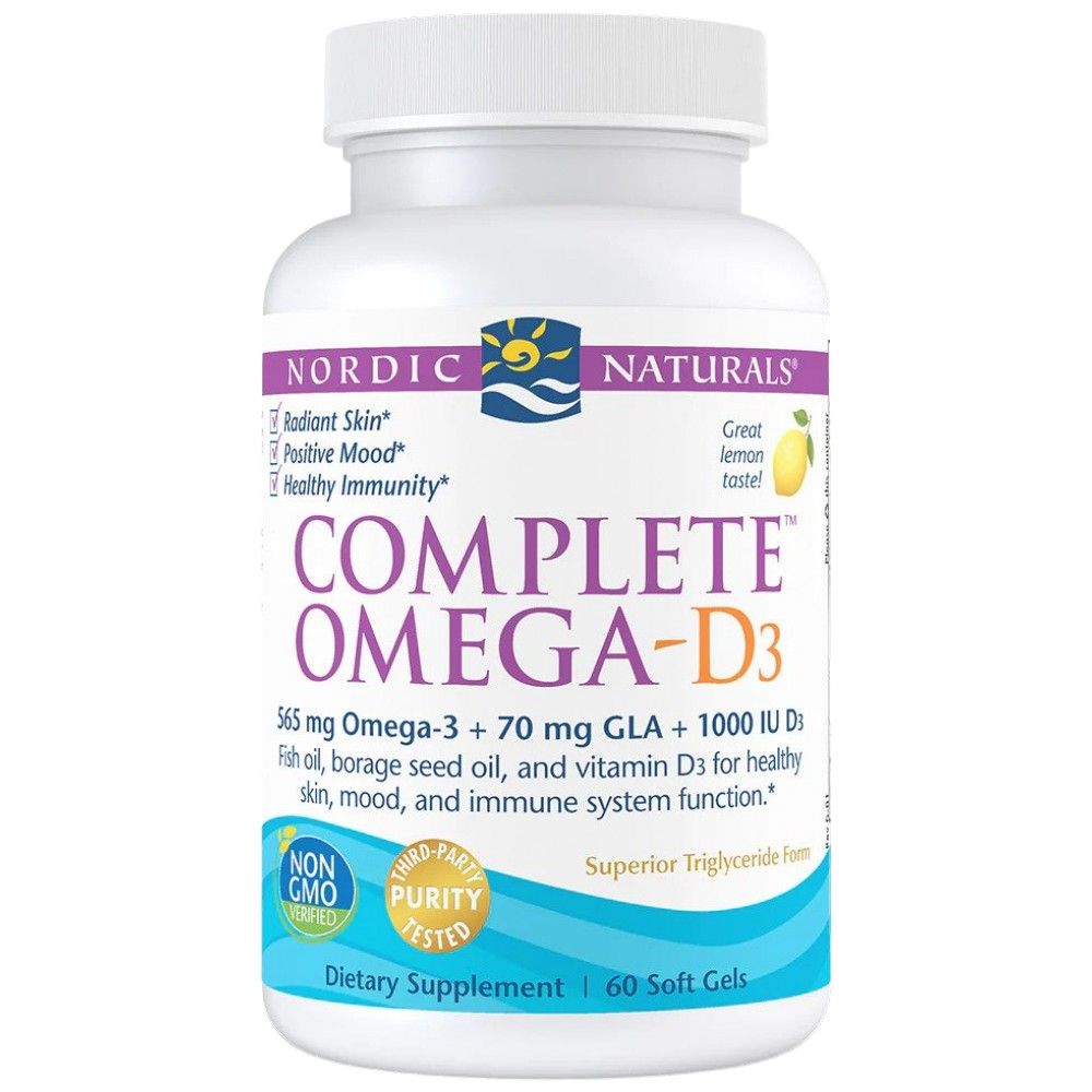 Πλήρης ωμέγα -D3 565 mg - 60 κάψουλες πηκτής