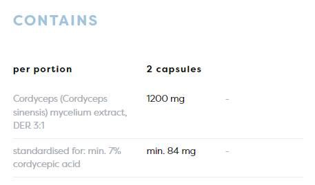CORDYCEPS 1200 mg - 60 κάψουλες