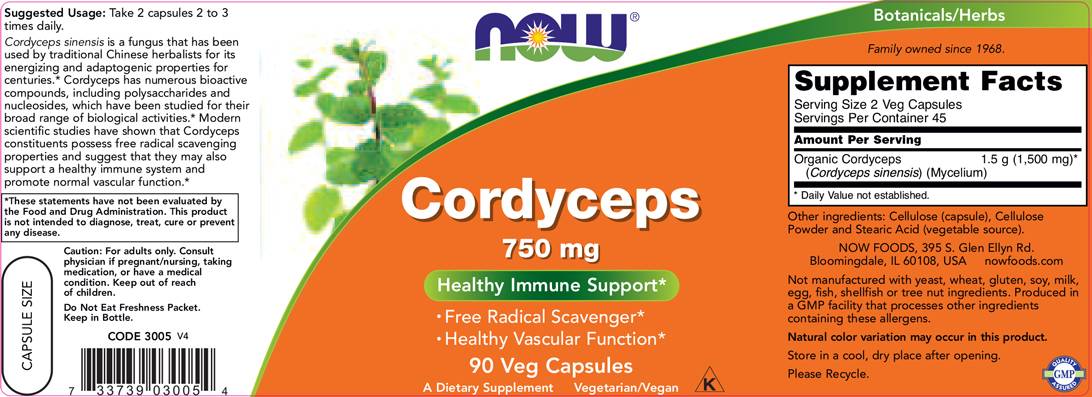 CORDYCEPS 750 mg - 90 κάψουλες