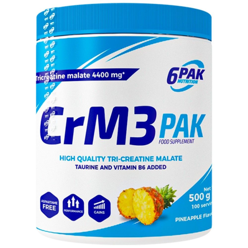 CrM3 PAK (Tri-Creatine Malate + Taurine) - 500 γραμμάρια