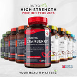 Cranberry - Red Cranberry 12500 mg 180 vegan κάψουλες