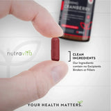 Cranberry - Red Cranberry 12500 mg 180 vegan κάψουλες