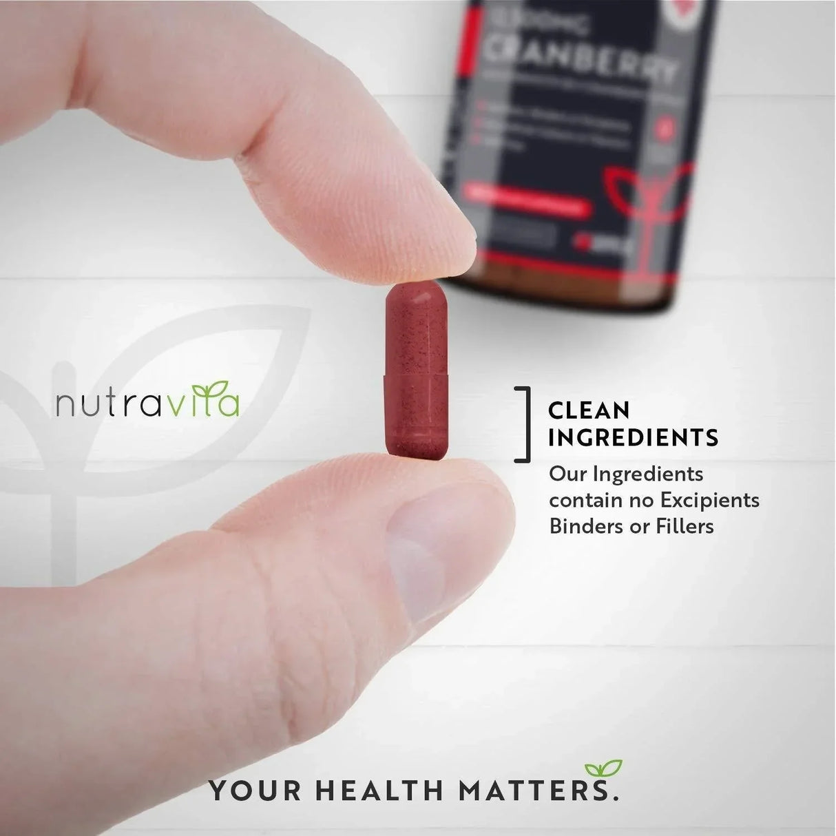 Cranberry - Red Cranberry 12500 mg 180 vegan κάψουλες