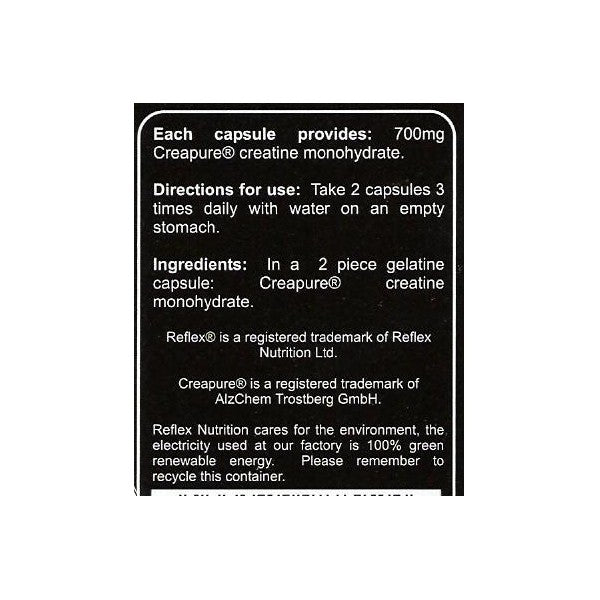 Κάψουλες Creapure Creatine - 90 κάψουλες