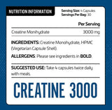 Creatine 3000 - 120 κάψουλες