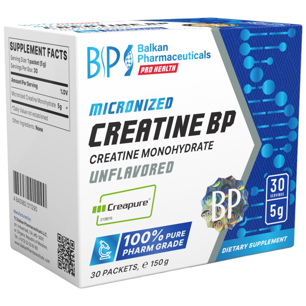 ΠΑΡΑΔΕΥΣΗ ΠΑΝΤΙΝΗΣ BP | Creapure® - 30 x 5 γραμμάρια