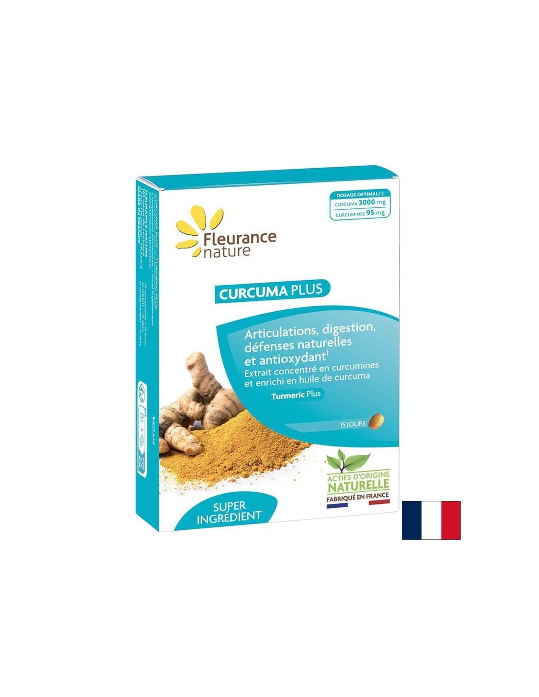 Για φλεγμονή και πόνο - κουρκούμη - Curcuma Plus, 100 mg x 15 δισκία