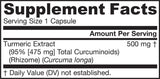 Κουρκουμίνη 95.500 mg | 95% κουρκουμικό κουρκούμη εκχύλισμα - 120 κάψουλες