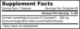 Κουρκουμίνη 95.500 mg | 95% Curcuminoids Turmeric Extract - 60 κάψουλες
