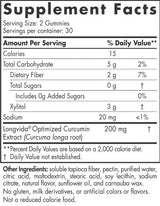 Κουρκουμίνη Gummies 200 mg - 60 gummies