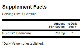 D -Mannose 700 mg - 60 κάψουλες