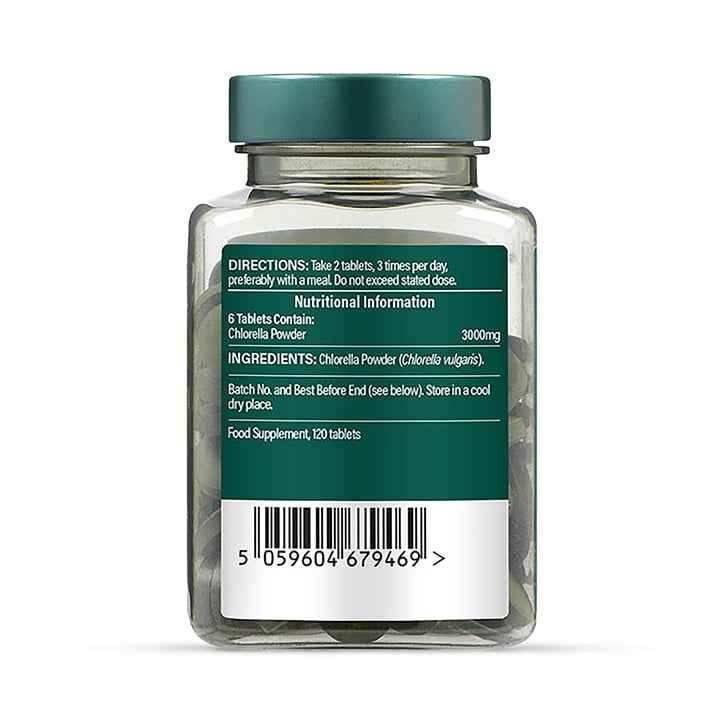Chlorella 500 mg/οργανικά κινέζικα - 120 δισκία