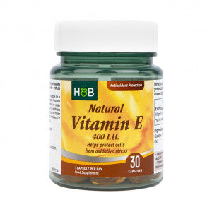 Βιταμίνη Ε (Βιταμίνη Ε) Φυσικά 400 IU 30 Capsules Holland & Barrett