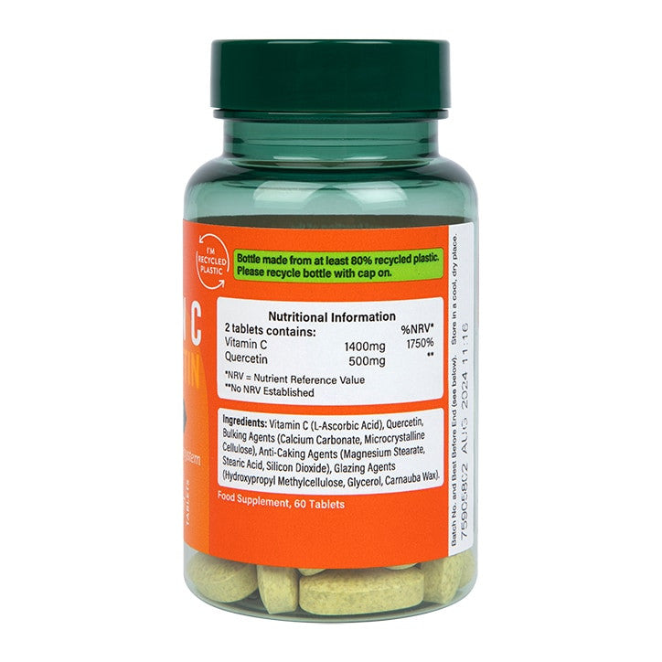 Quercetin + Βιταμίνη C 60 δισκία Holland & Barrett