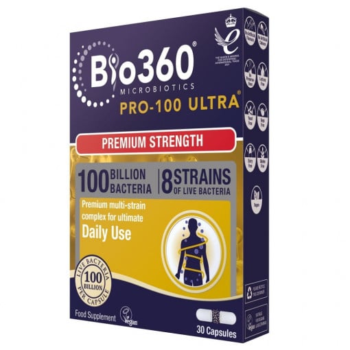 Probiotic Pro-100 Ultra (100 δισεκατομμύρια βακτήρια) 100 δισεκατομμύρια. 30 κάψουλες φύσης