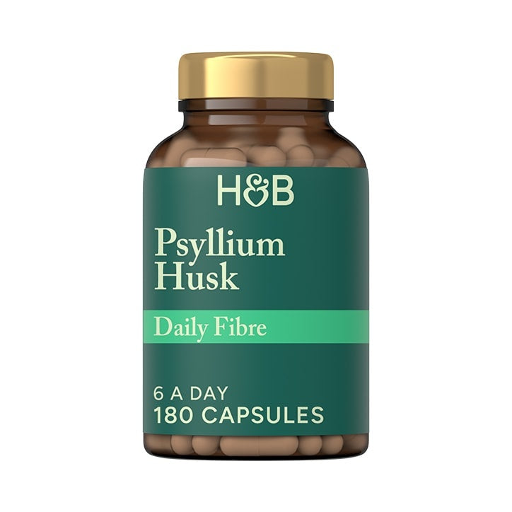 Psyllium Husk Fiber (Psyllium Husk) 500mg 180 κάψουλες Holland & Barrett