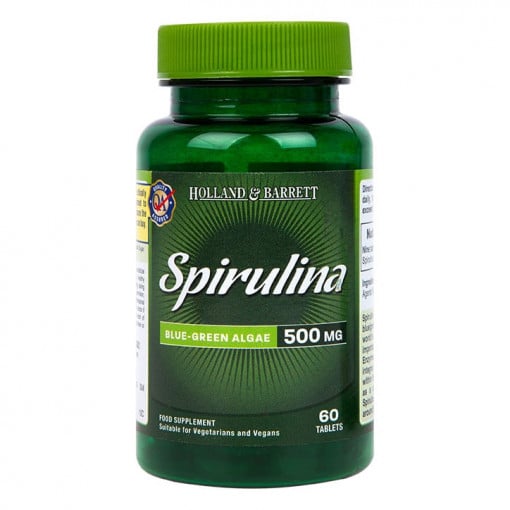 Spirulina (Spirulina) 500mg 60 δισκία Holland & Barrett
